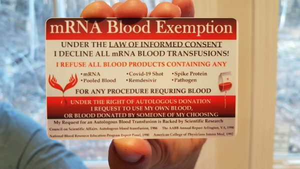 mRNA Blood Exemption Card - Image 4