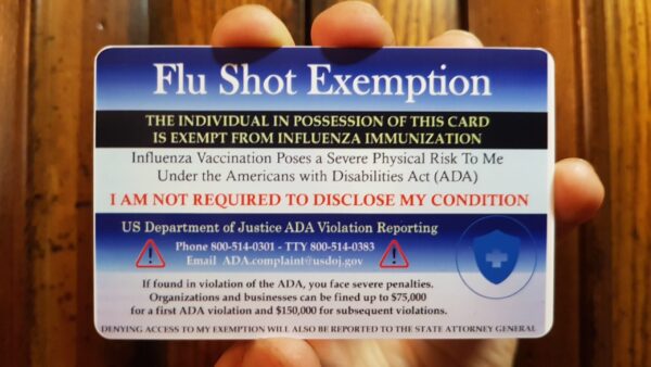 Flu Shot Exemption