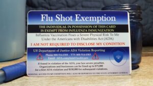 Flu Shot Exemption